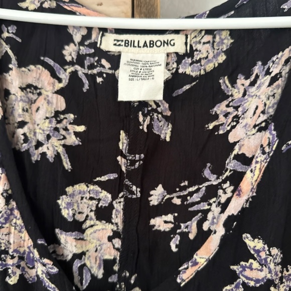 Billabong Festival Frenzy Floral Navy Romper - Picture 4 of 7